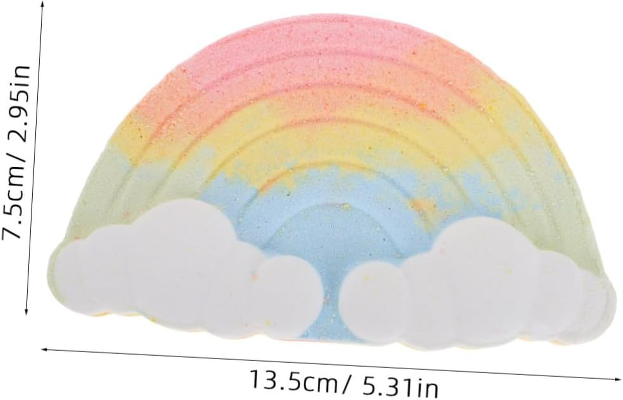 LALADEFIEE Unique Cloud Shape Bath Salt Bubbles Moisturizing Ball Essential Oil Bathing Bomb Relaxing image number 5