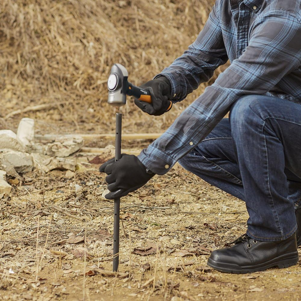 Fiskars Isocore 3 Pound Club Hammer, 11 Inch,750910-1001,Orange/Black image number 2