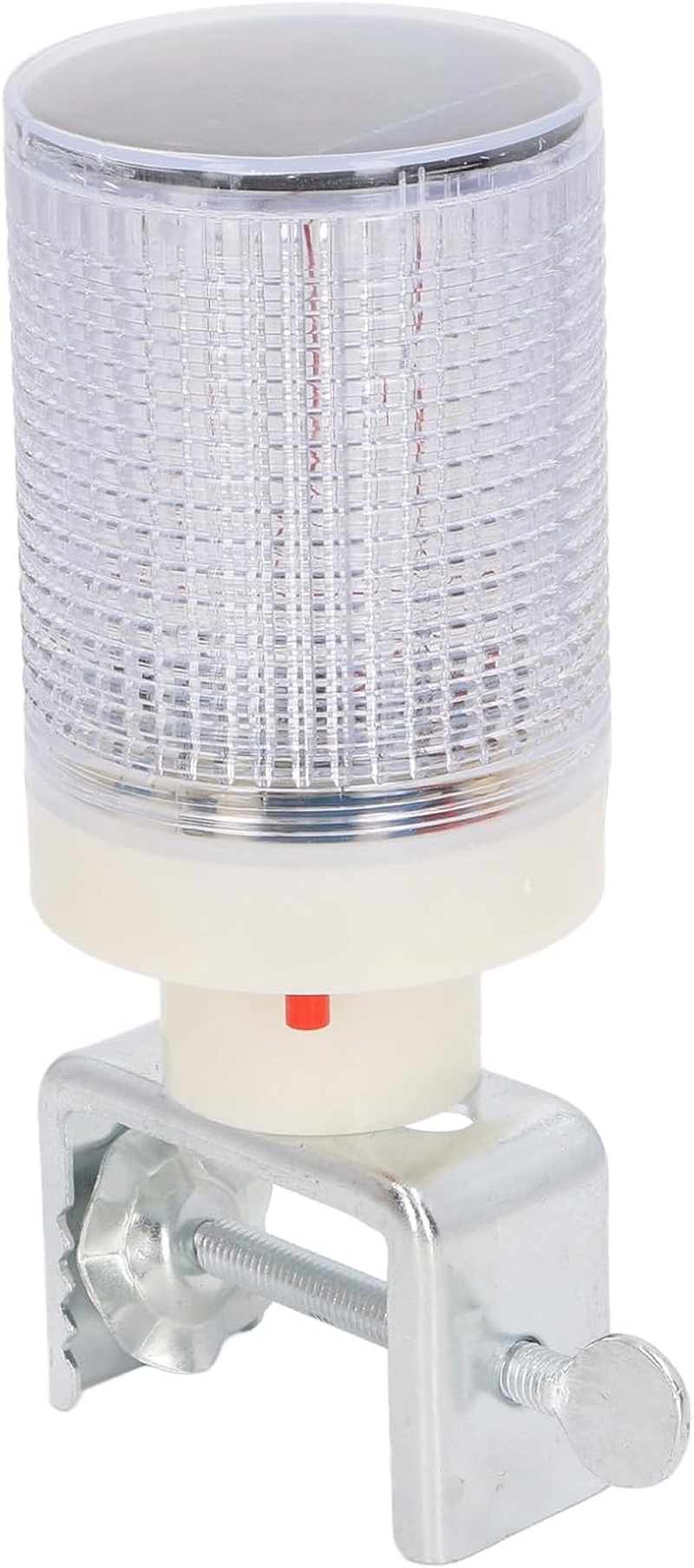 Solar Strobe Warning Light, LED Solar Warning Lamp with Red Blue Flashing Alarm, Solar Panel Strobe Light Beacon Lamps for Construction Safety Road Barricade Traffic image number 1