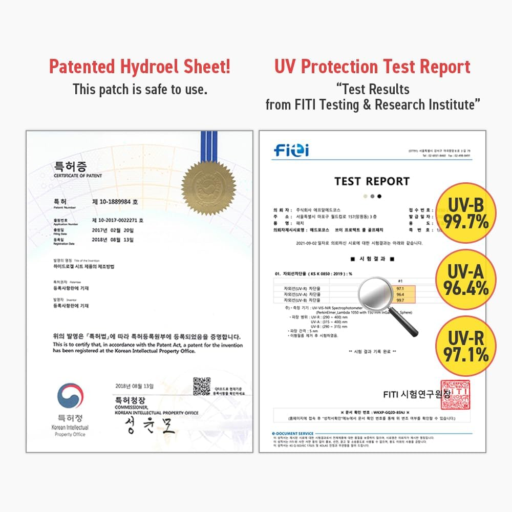 Daily Sunshield Golf Patch for Outdoor Activities, Hydrating, Lifting, Cooling Gel, Sun Protection Face Mask (5 Masks, M Size)