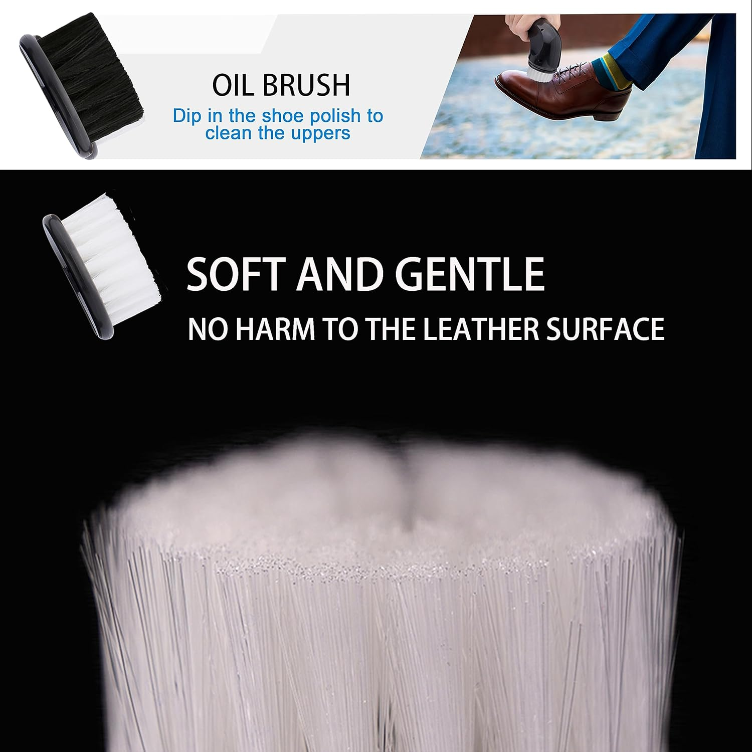Electric Shoe Cleaner Brush, Electric Shoe Polisher Brush Shoe Shiner Dust Cleaner Portable Leather Cleaner Care Kit for Shoes