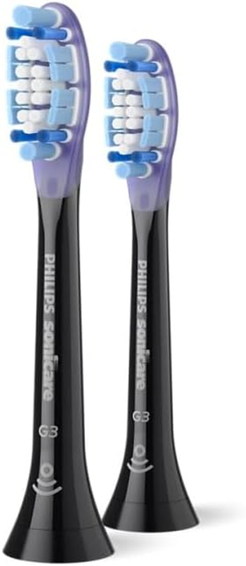 Philips Sonicare G3 Premium Gum Care Original Replacement Brush Head, Black, Pack of 2, HX9052/88