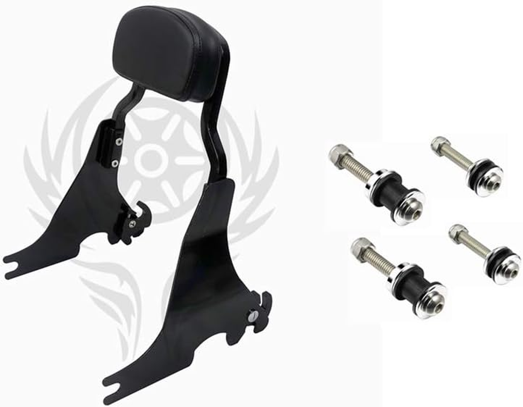 Detachable Sissybar for Harley Sportster XL 883 1200 Forty Eight Chop Style 2004-2020 (Gloss Black)