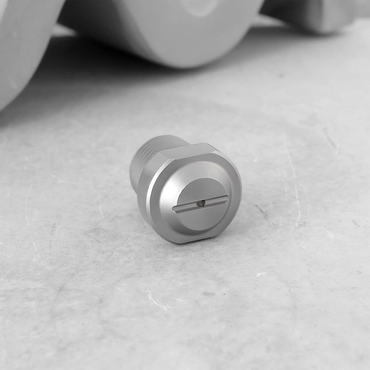 YINETTECH 2Pcs Pressure Washer Nozzle 1/8 Inch NPT Thread Replacement Stainless Steel Spray Nozzle, 25 Degree, 1.5 Holes Outlet Surface Cleaner Nozzle, 4000 PSI image number 2