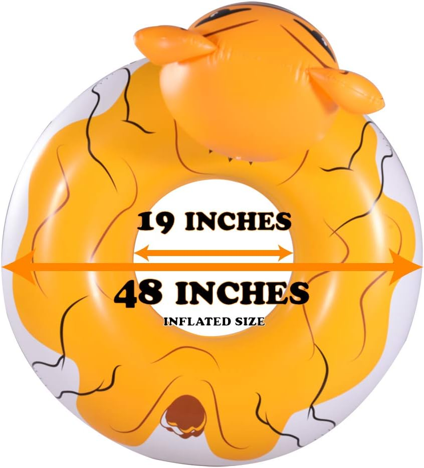 Bulldog Float, 53 Inches Giant Inflatable Pool Float Tube for Party, Summer Fun Pool Toys for Adults and Kids image number 5