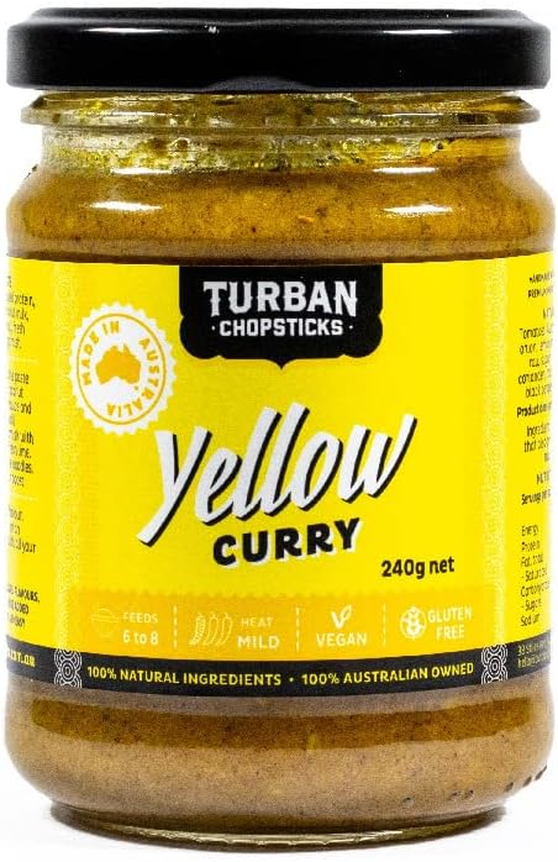 Turban Chopsticks Yellow Curry Paste 240 G