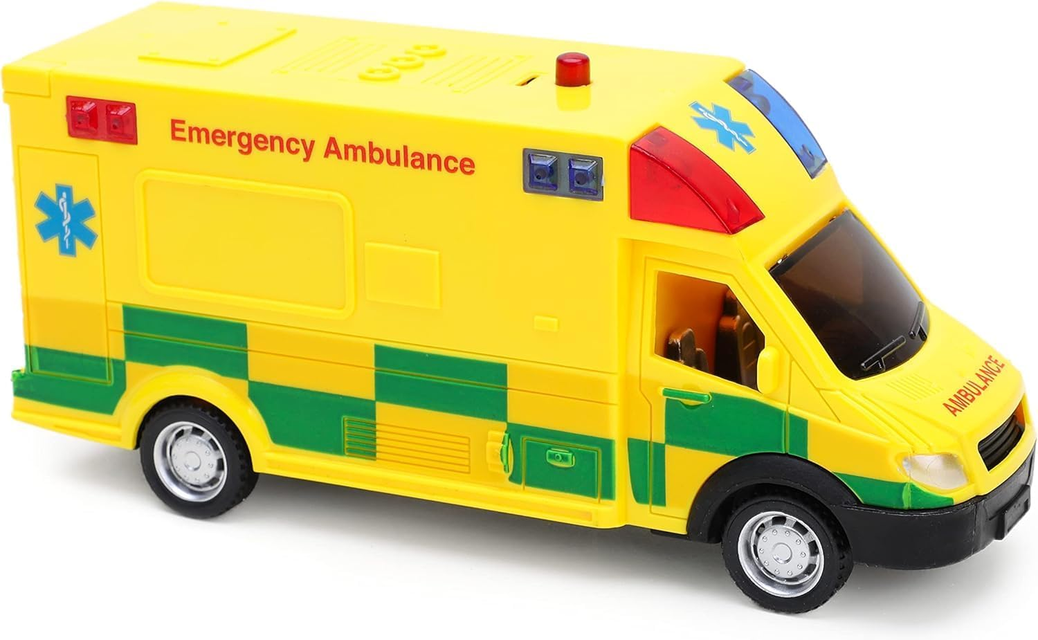 Toyland&reg; Emergency Ambulance Toy with Light and Sound - 1:40 Scale - Toy Vehicle - - Ages 3+ image number 1
