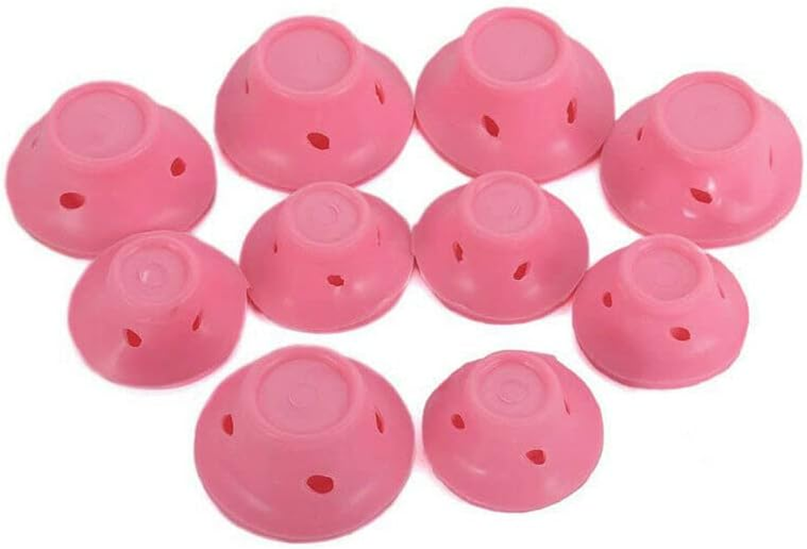 10PCS No Heat Hair Curlers Clip DIY Magic Silicone Soft Rollers Care Heatless, Two Sizes, Easy to Use - Perfect for Loose Waves & Spiral Ringlets