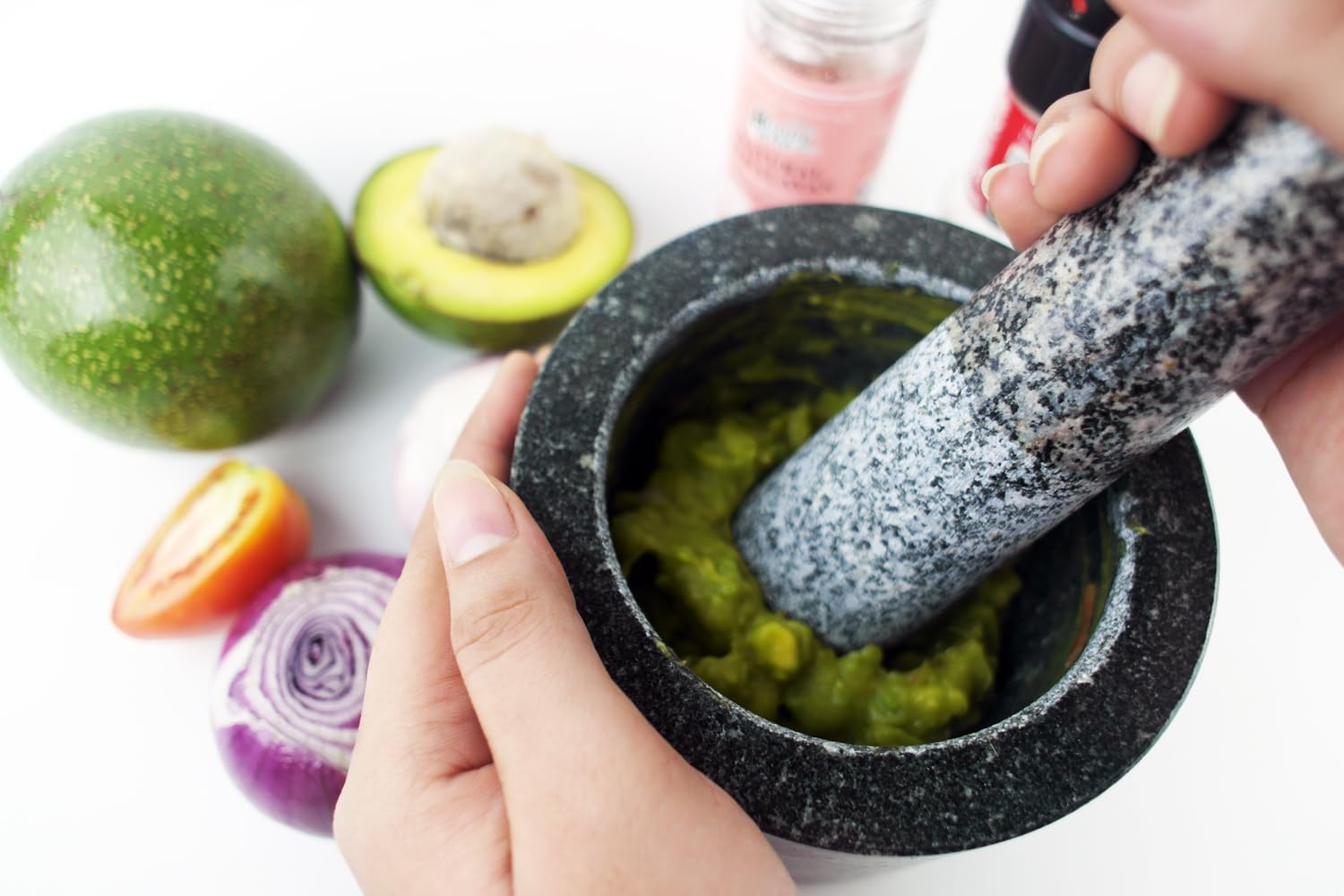 Mini Size 7.5 in Replacement Pestle Only Asian Stlye Spice Cooking Kitchen Granite Rock Grinder Small image number 6