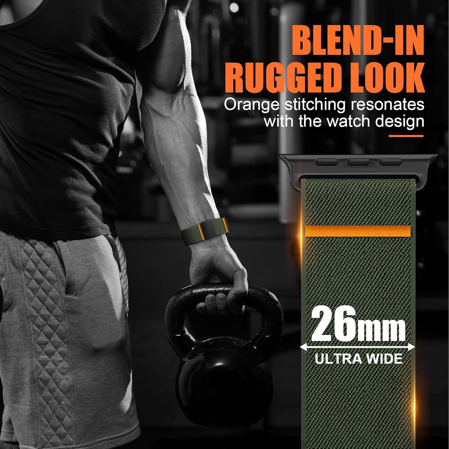 Elastic Magnetic Bracelets for Apple Watch 11/10 Strap 46 Mm 49 Mm 45 Mm 44 Mm 42 Mm 41 Mm 40 Mm 38 Mm Men, Nylon Fabric Band Magnet Sport Solo Loop Strap for Iwatch 9 8 7 6 5 4 3 SE 3/2 Ultra 3/2