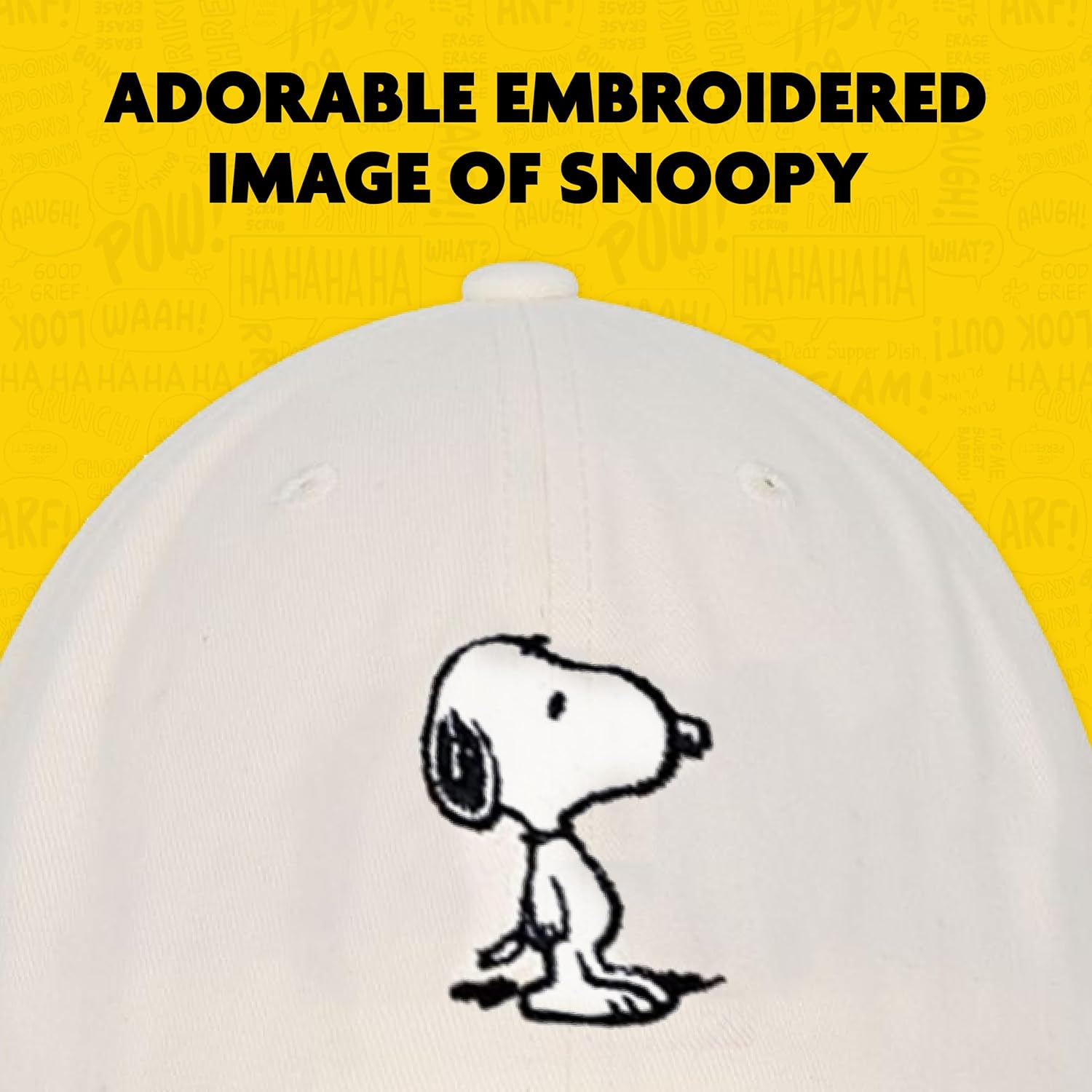 Concept One Peanuts Snoopy Dad Hat, Adult Baseball Cap with Curved Brim image number 1