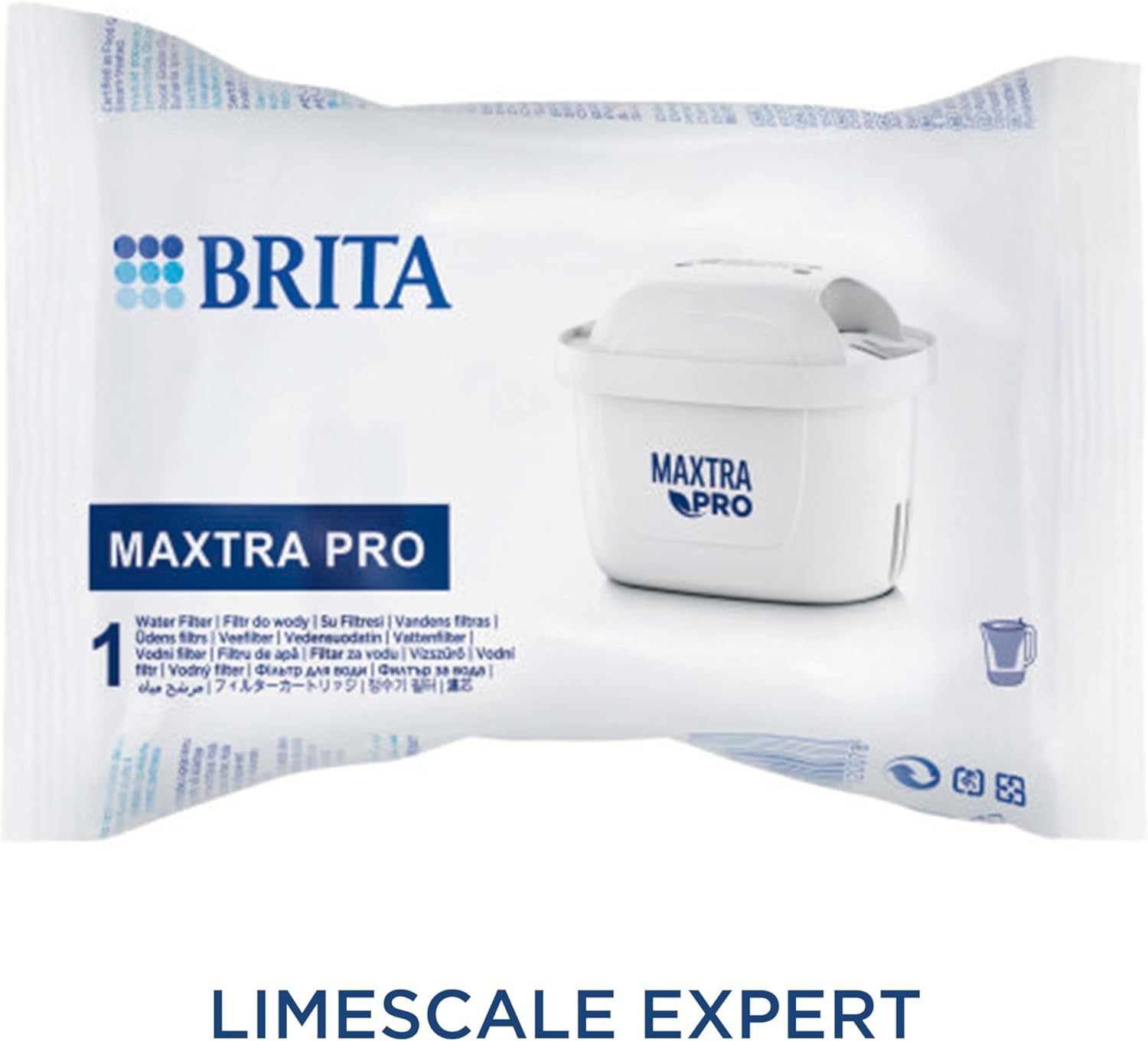 BRITA MAXTRA PRO Limescale Expert Water Filter Cartridges, Fits All MAXTRA Jugs and Flow Systems, Bio-Based Plastic, 10 Pack image number 6