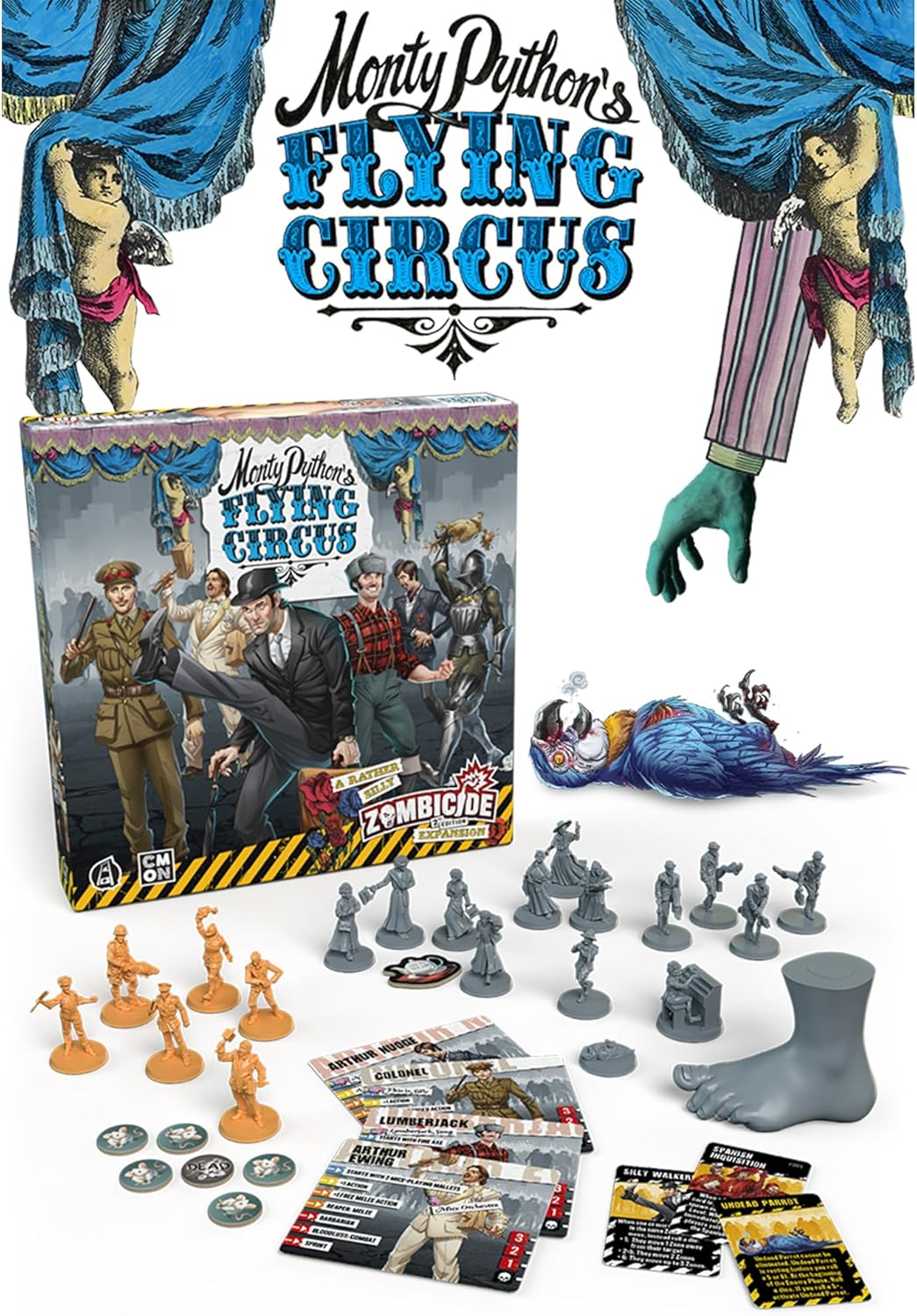 CMON Zombicide 2Nd Edition Monty Python'S Flying Circus: a Rather Silly Expansion image number 4