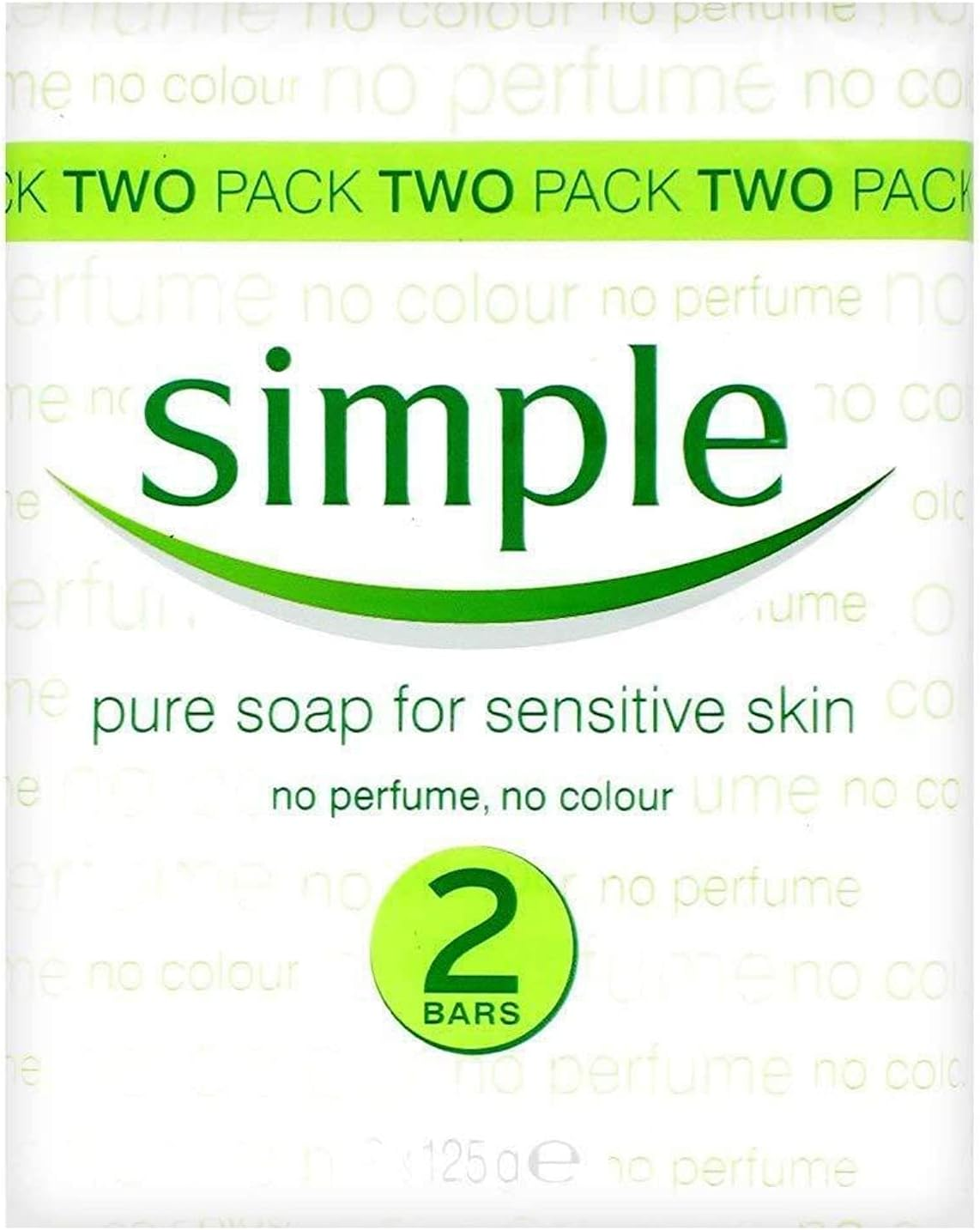 Simple Soap for Sensitive Skin, 125 G (2 Bars) image number 6