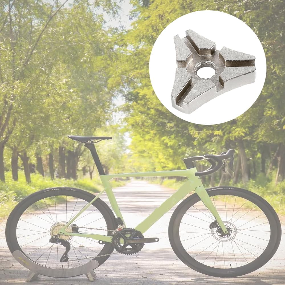 Bicycle Spoke Wrench Tool for Most Bicycle Wheels &ndash; Tire and Rim Tension Adjustment and Repair &ndash; 1 Piece image number 3