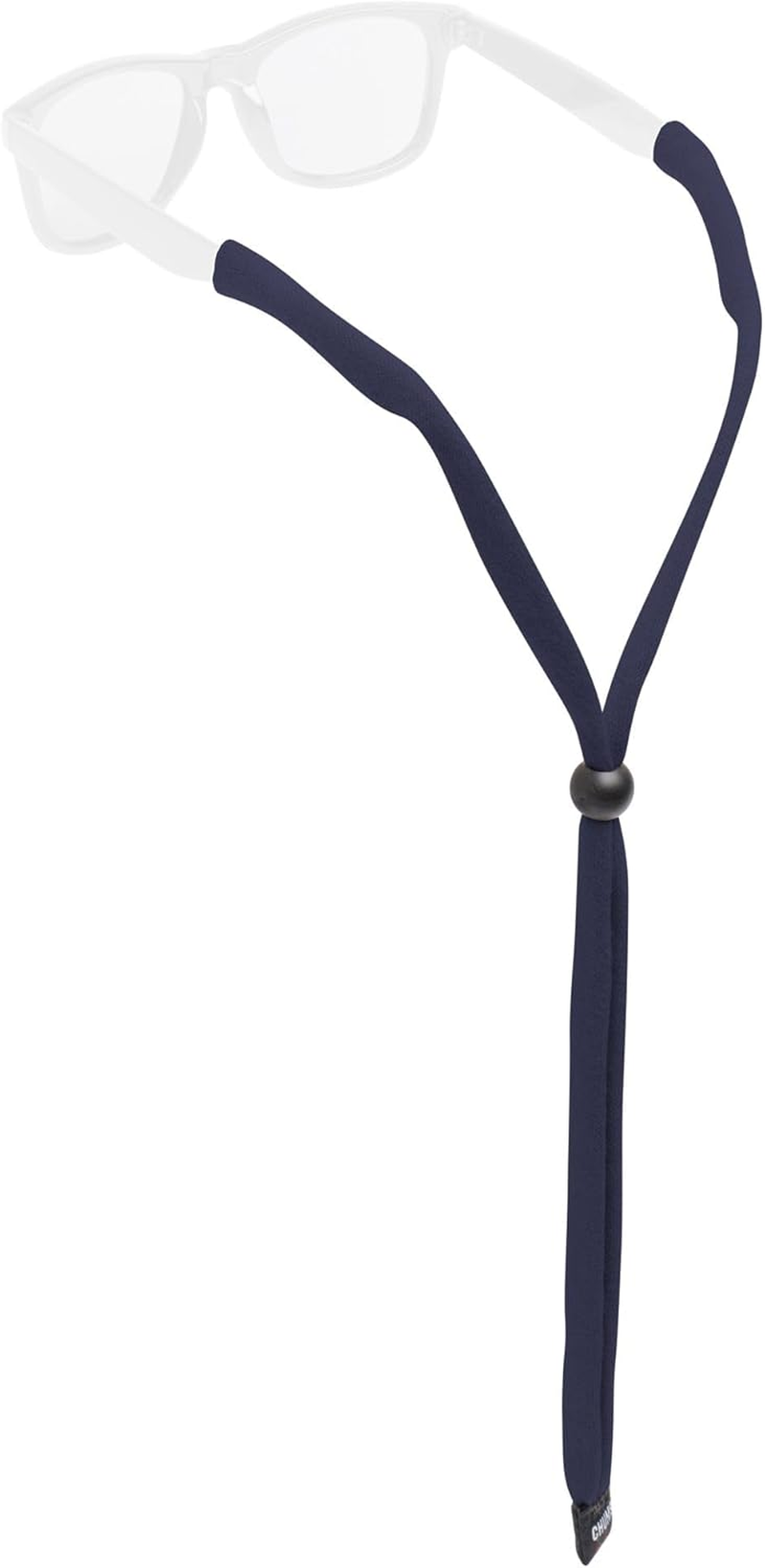 Chums Original Large Frame Cotton Retainer - Unisex Eyewear Keeper for Sunglasses - Made in USA (Large-End, Tangerine) image number 1