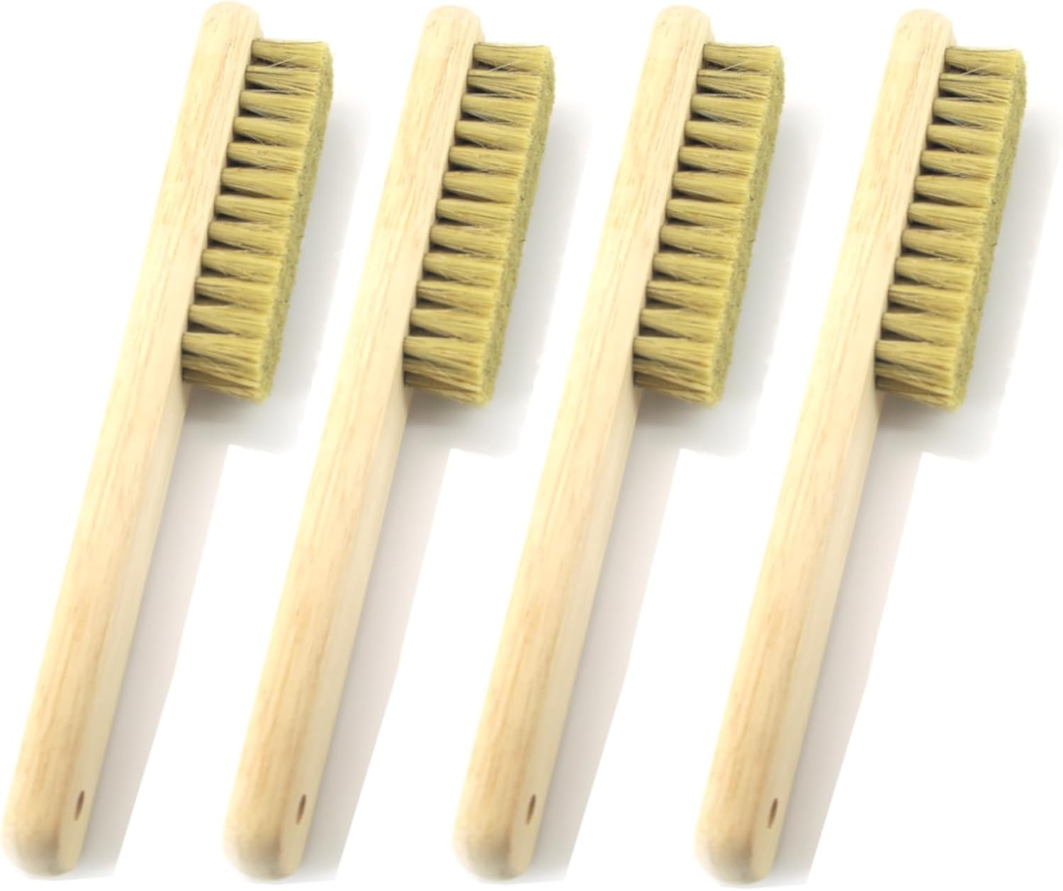4 Pack Nail Brush for Cleaning Fingernails, Wooden Hand Fingernail Scrub Cleaning Brushes for Toes and Nails Cleaner, Pedicure Scrubbing Tool Kit for Men and Women image number 2