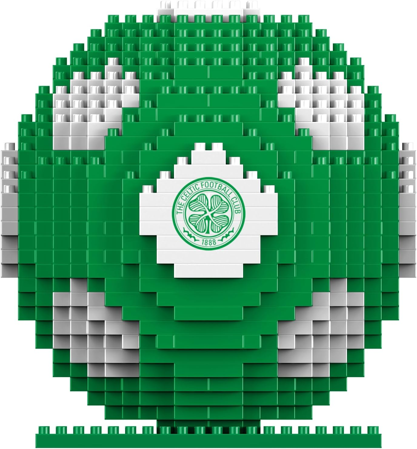 FOCO Official Licensed BRXLZ Bricks 3D Football Building Set in Alternative Club Colours (Celtic FC) image number 4