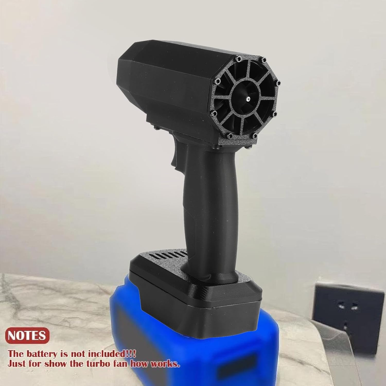 Electric Air Duster, 150000RPM High Speed Air Blower Turbo Fan, Cordless Jet Dry Blower, Electric Turbo Jet Blower, Handheld Cordless Air Blower for Car Cleaning Outdoor Camping image number 3