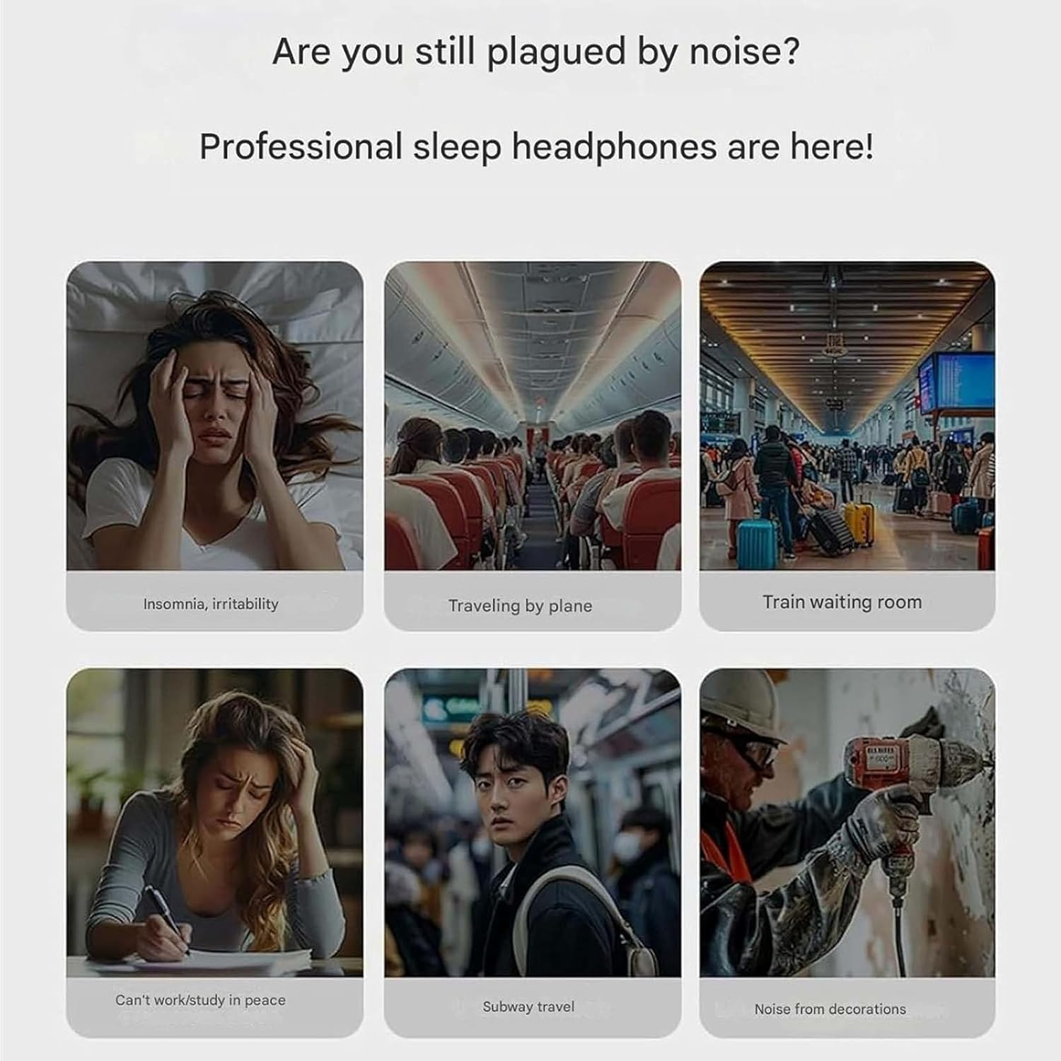 Noorasleep Snooze Pods Pro, Snoozepods Pro - Bluetooth Sleepbuds, Sleep Cancelling Ear Pods for Sleep with Noise Reduction & Smart Case, Soft, Snug Fit, Snugly (White) - White image number 4