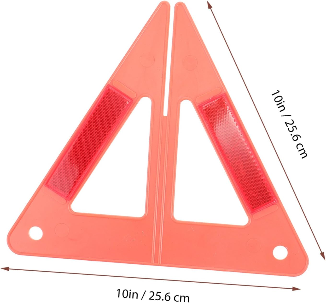 Car Safety Reflective Triangle Warning Sign High Visibility Emergency Roadside Safety Triangle for Vehicle Breakdowns Road Construction and Trailer Use Reflective Material For image number 5