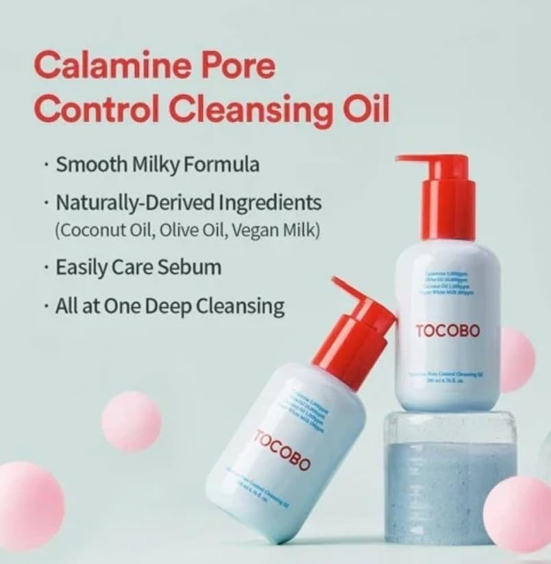 TOCOBO - Calamine Pore Control Cleansing Oil 200Ml image number 3