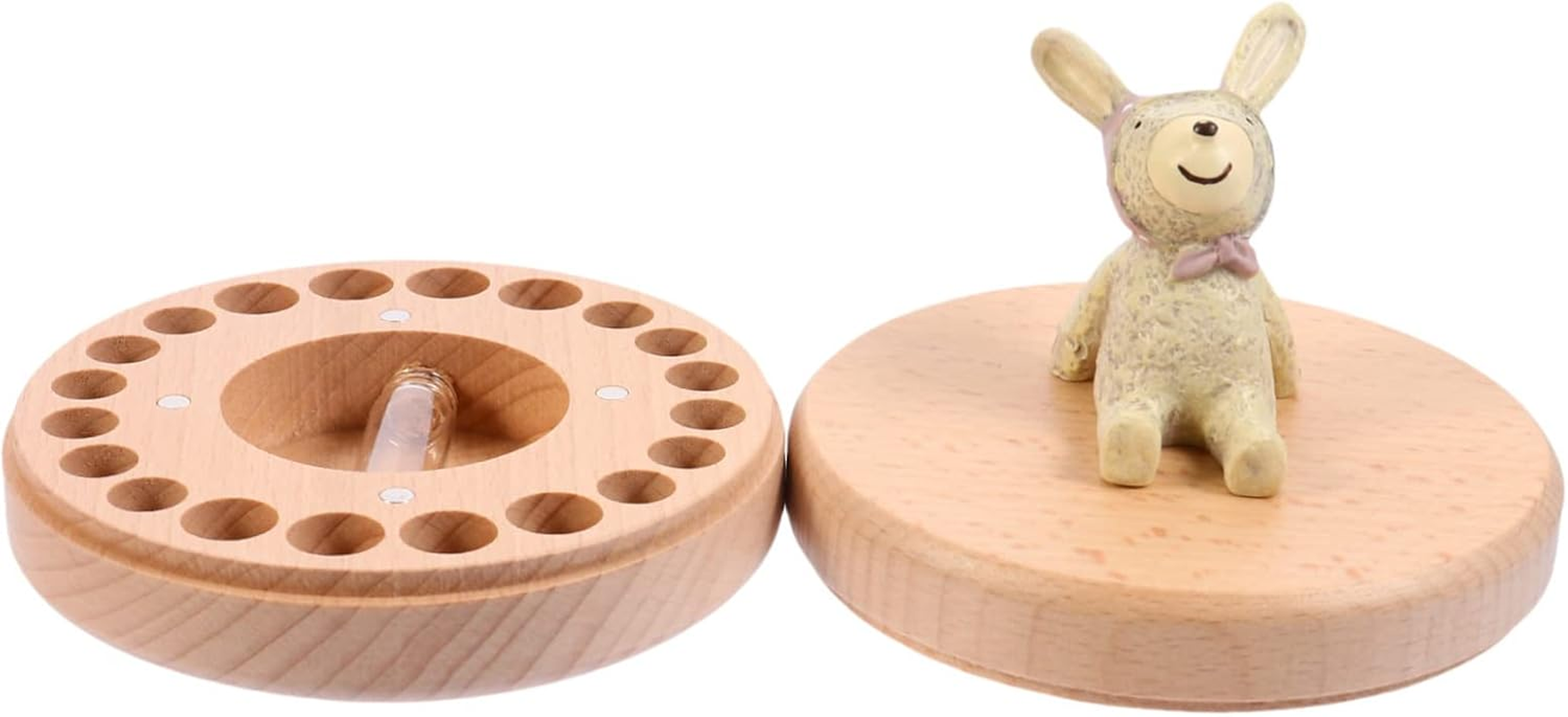 1 Set Cartoon Animal Tooth Keepsake Organizer Teeth Collection Box for Boys to Preserve Childhood Memories Shower