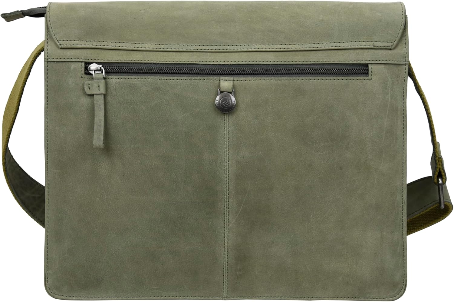 Antonio Valeria Albert Premium Leather Messenger Bag for Men - Crazy Horse Blue image number 6