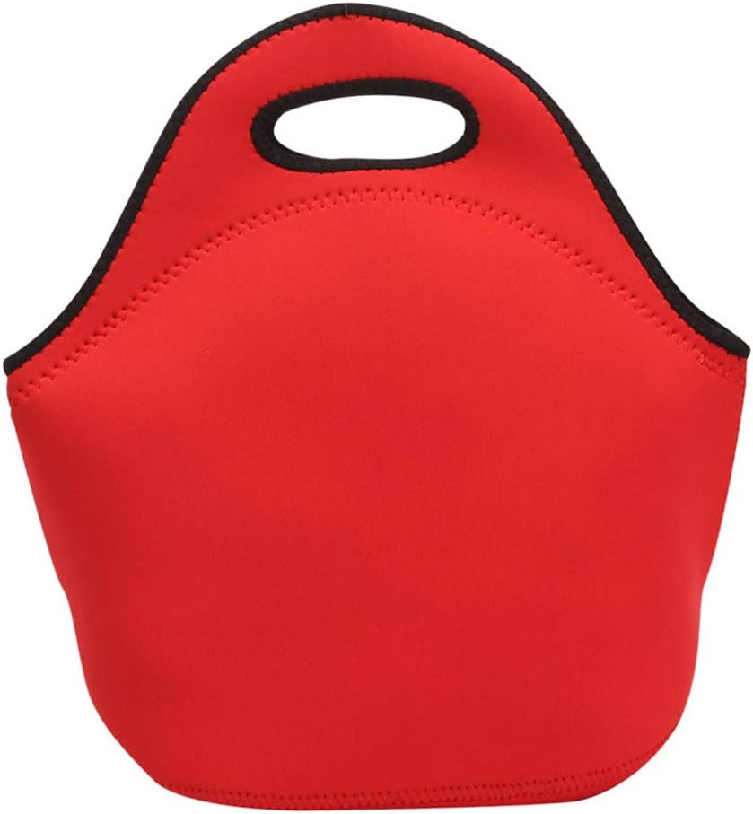 Insulated Neoprene Lunch Bag Gourmet Tote Cooler Warm Pouch for School Work Office (Blue) image number 4