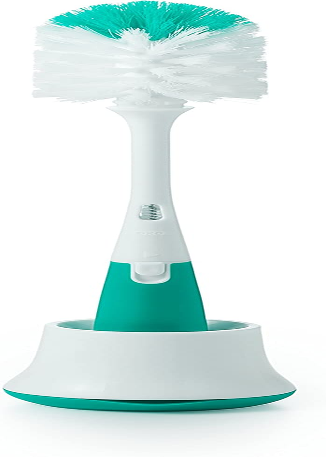 OXO TOT Bottle Brush with Stand, Teal