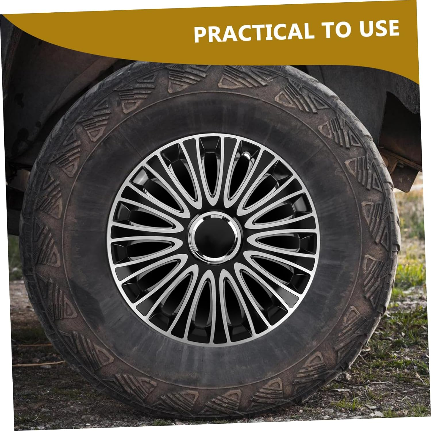 MOLUCKFU Automotive Wheel Cover Rim Protector for Vehicle Models Easy Installation Material Stylish against Dirt and Scratches image number 5