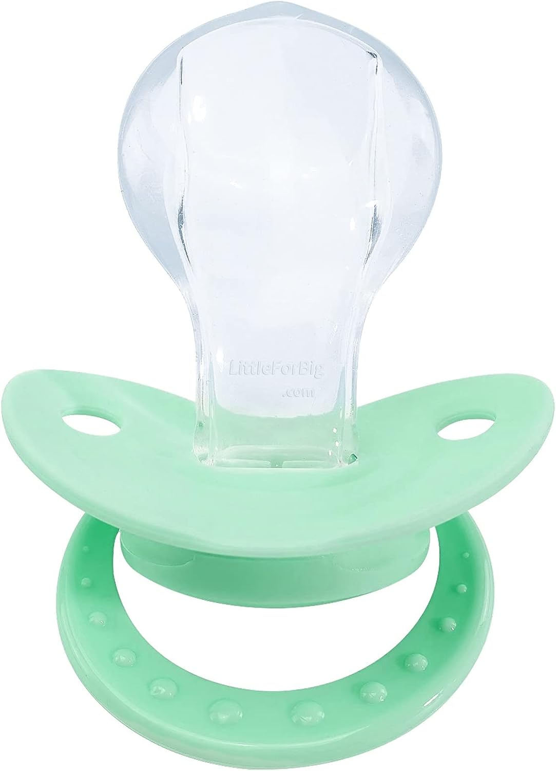 Littleforbig Smallshield Adult Sized Pacifier Green image number 2