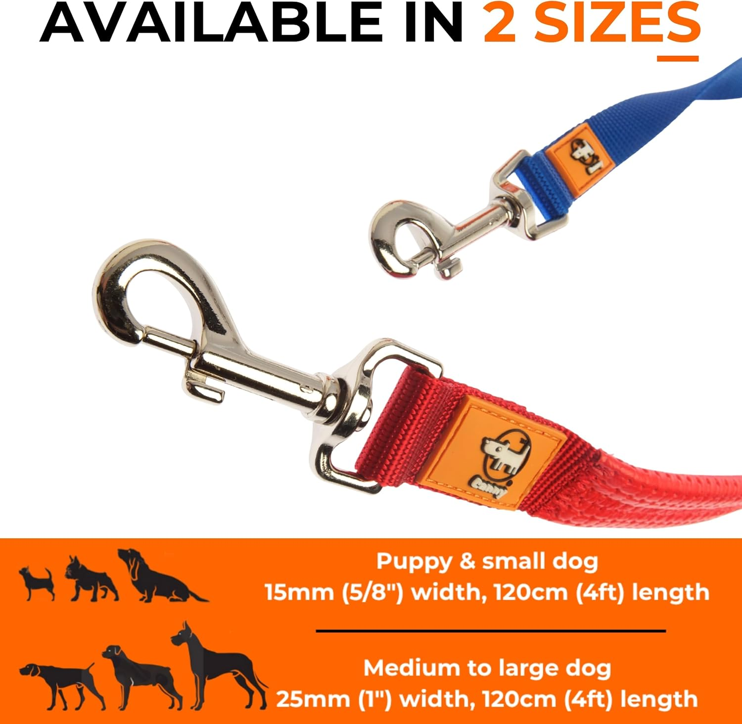 Canny Connect Dog Lead - Lead with Soft Padded Handles, Padded Grip and a Secure Clip. Secure Your Dog without Needing to Remove the Lead image number 3