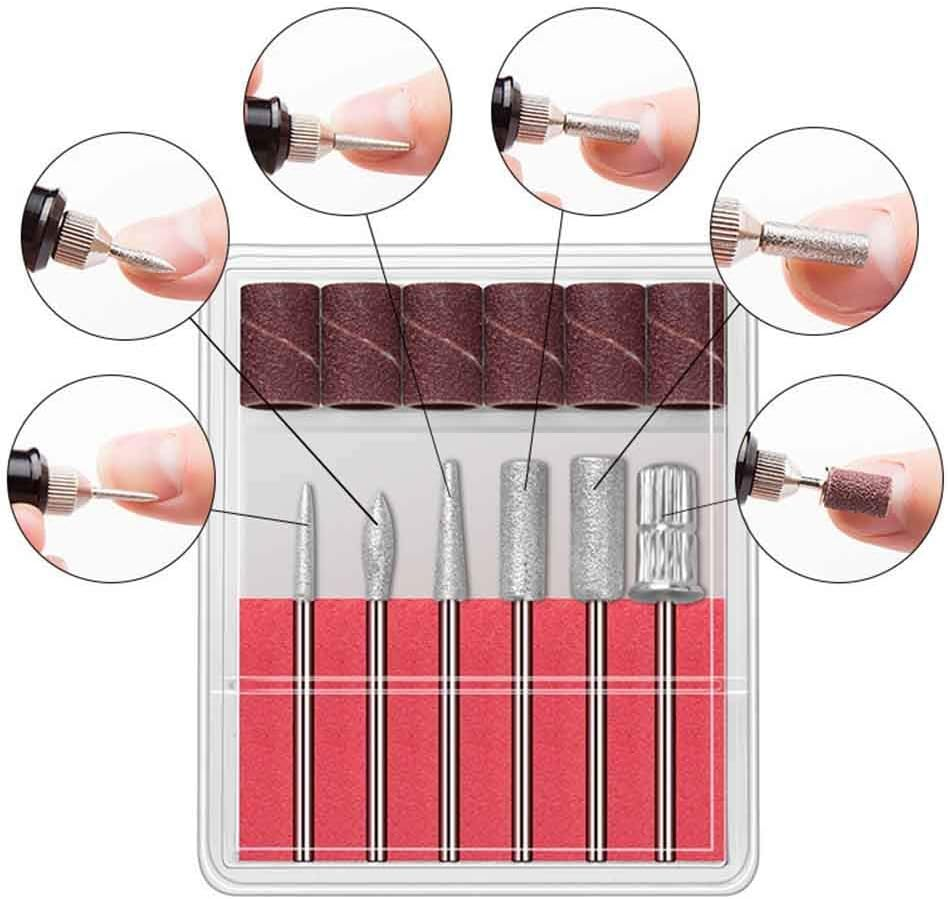 Nail Lamp USB Polisher Nail Pen Nail Jewelry Set, Manicure Set Nail Dryer Light Electric Drill File Brushes Art Tools,White image number 2