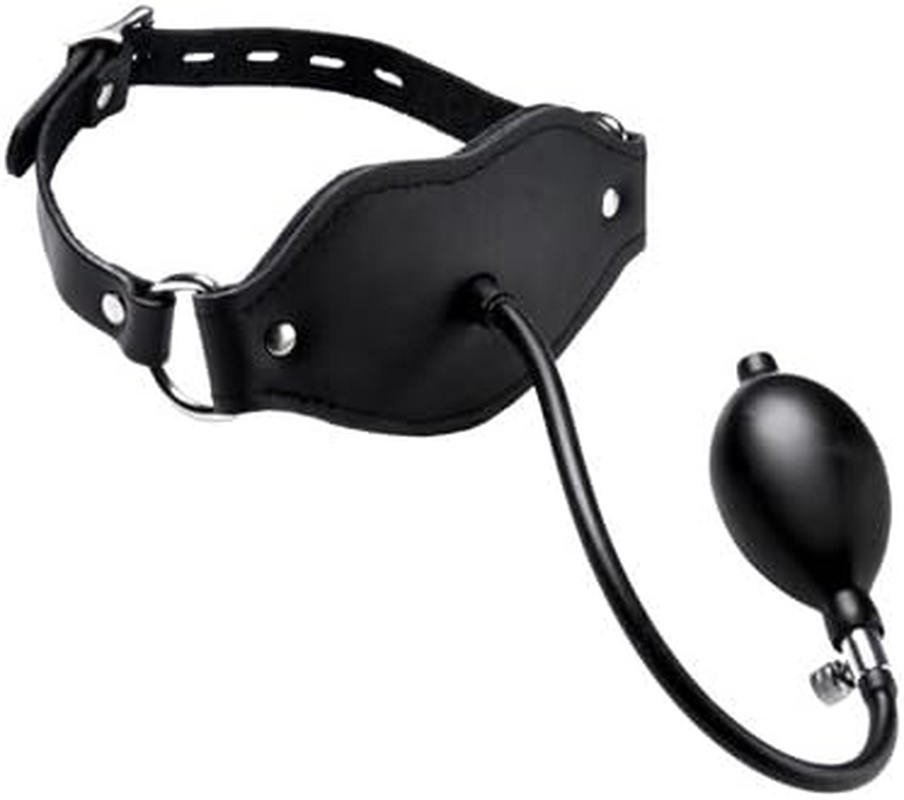 Master Series Inflatable Locking Silicone Penis Gag
