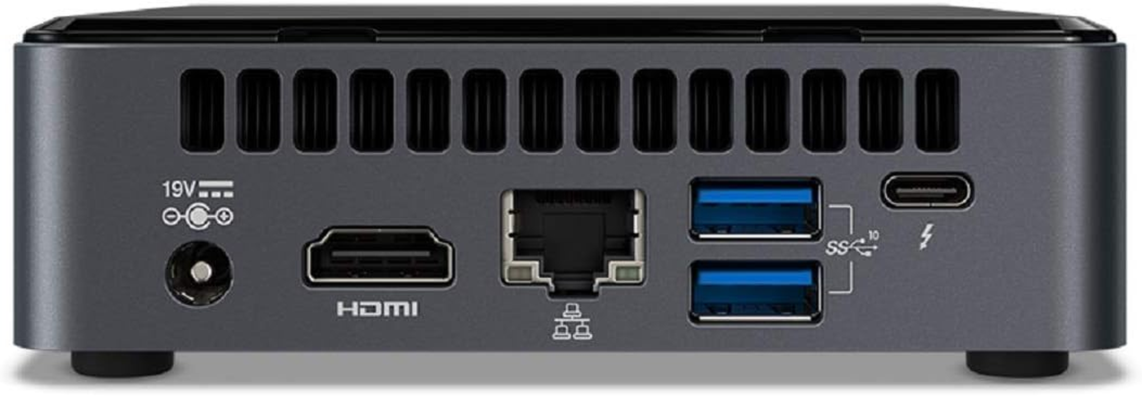 Intel NUC I7-10710U 4.7Ghz 2Xddr4 M.2 SSD 3Xdisplays HDMI USB-C DP Gbe LAN Wifi BT VESA Thunderbolt 3 4Xusb3.1 No AC Cord Black image number 4