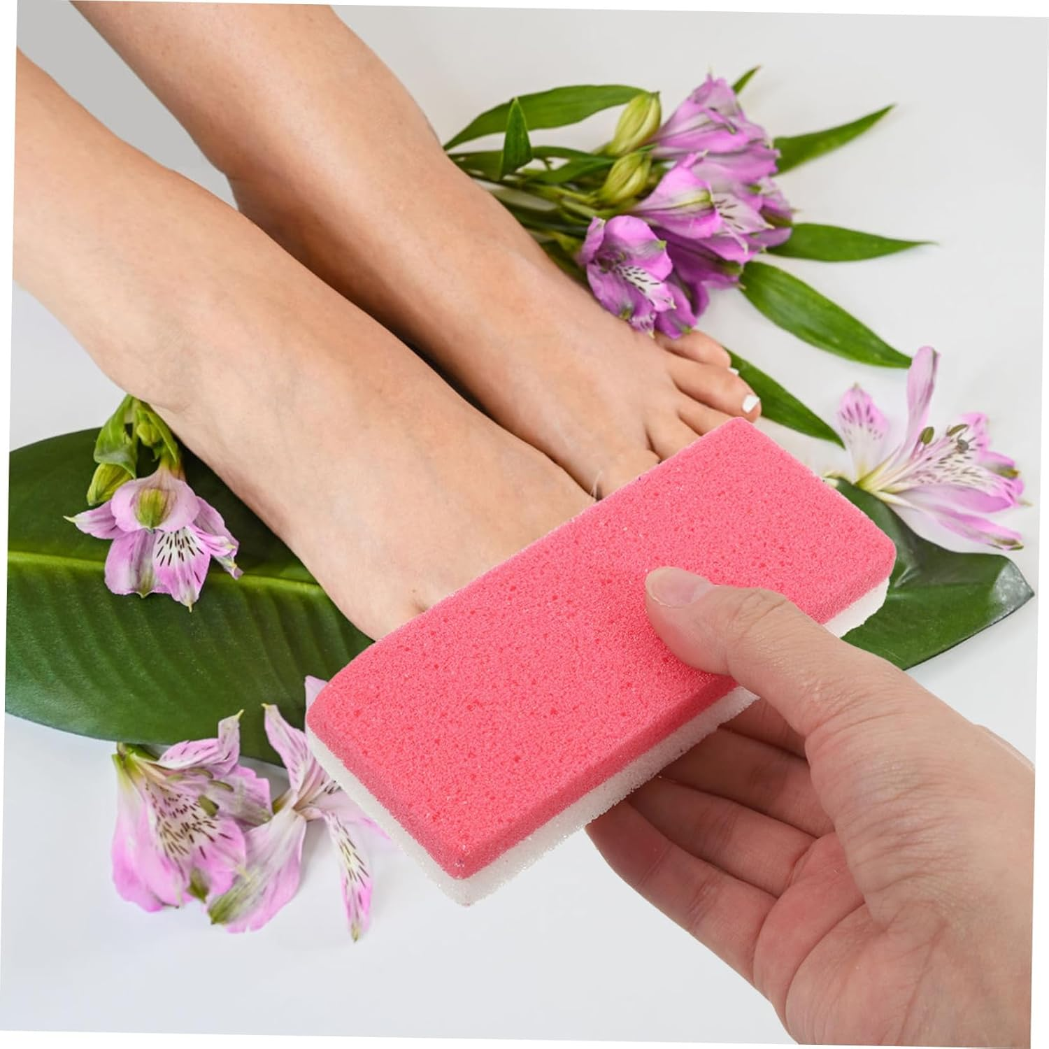 ARTSEWPLY 10Pcs Pumice Sponge for Feet Foot Callus Remover Dead Skin Scraper Pedicure Scrubber Exfoliation Tool for Dry Skin