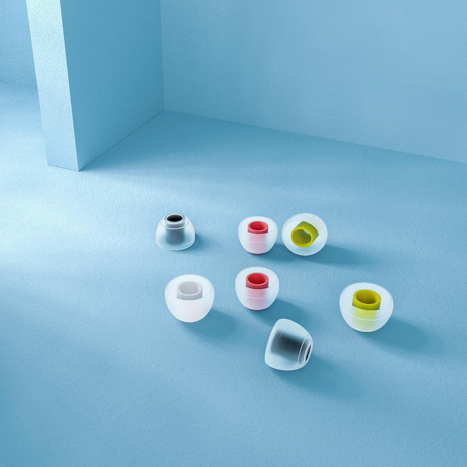 KINBOOFI 5 Pairs KBEAR 07 Ear Tips, Silicone Eartips Earbuds for KZ ZST ZS10 PRO AS10 ZSN ZSN ZSN PRO X ZSN PRO Headphone image number 3