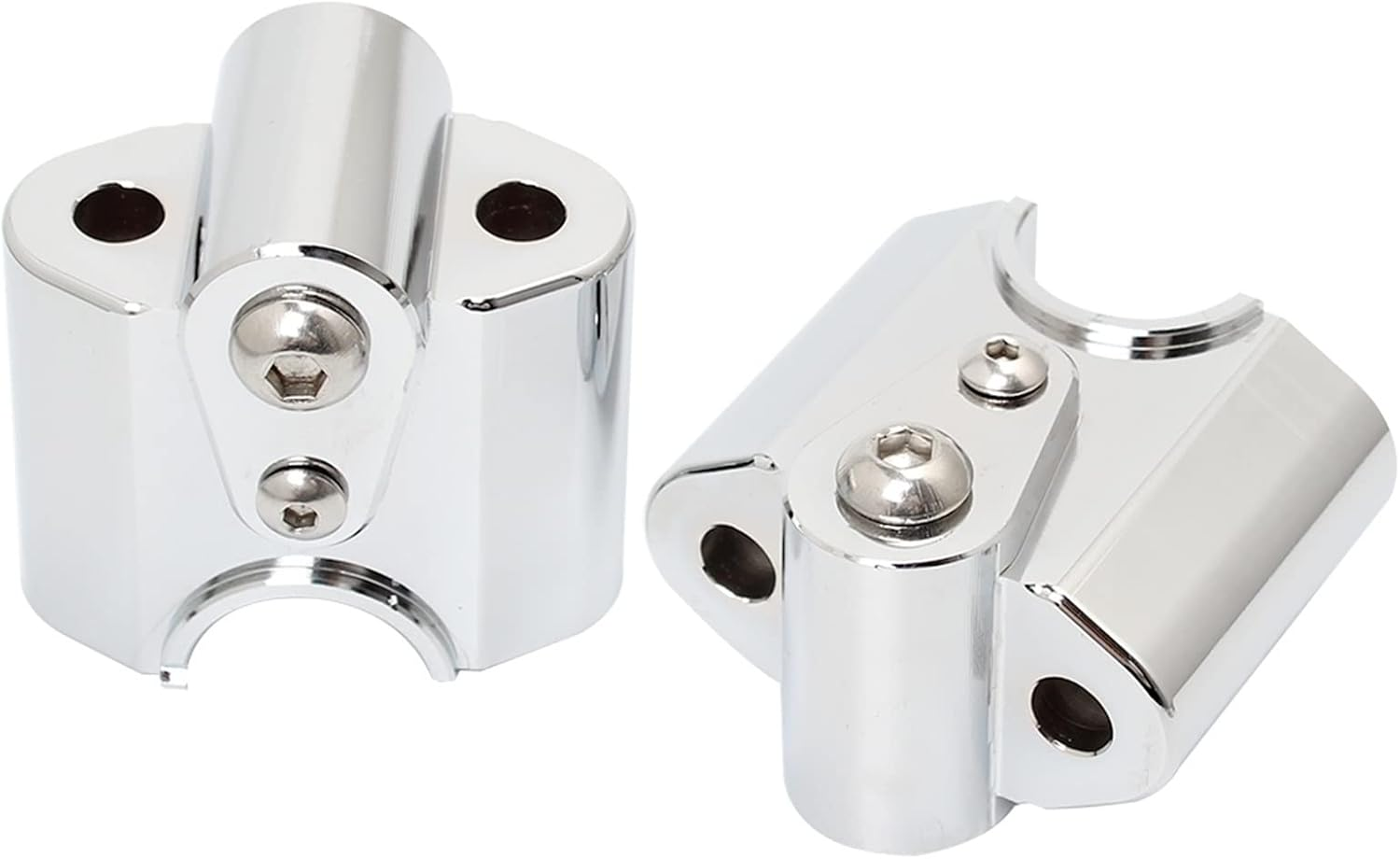 Motorcycle Accessories Chrome Handlebar Riser Bar Mount Clamp Mounting Lift Move Adapters Part for B&MW R18 2020 2021 2022 image number 6