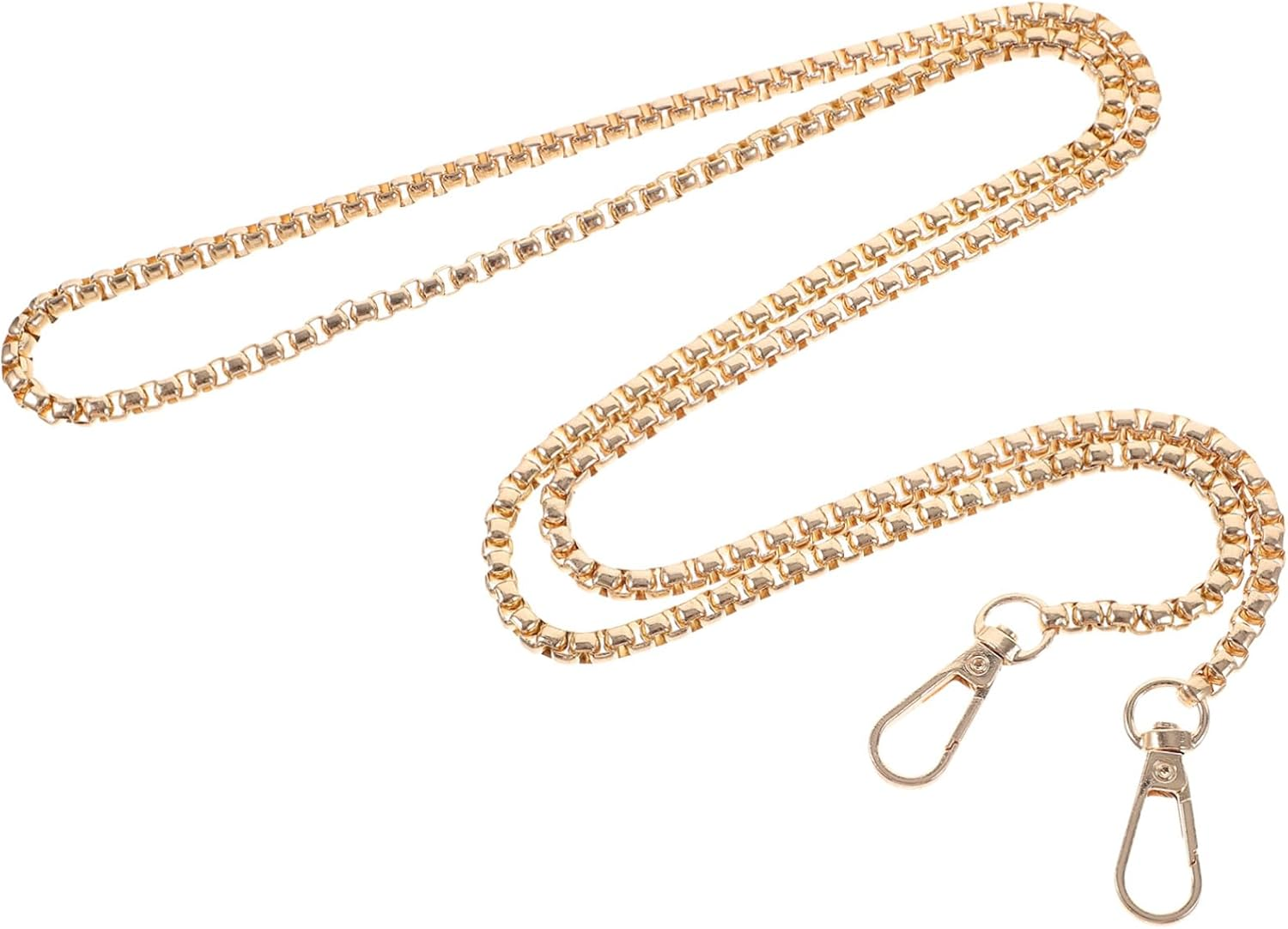 Removable Metal Purse Chain for DIY Handbag Replacement Shoulder Bag Strap Stylish Bag Decoration for Women Present Occasion