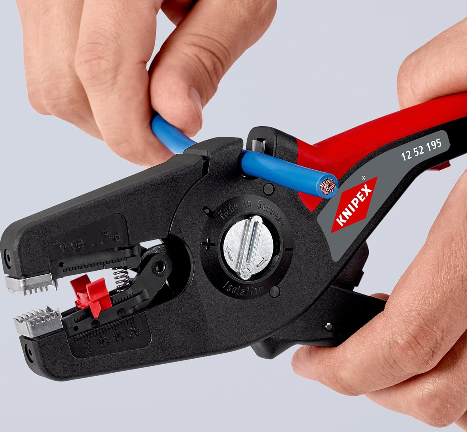 Knipex Precistrip Ins Stripper, 165 Mm Size image number 2