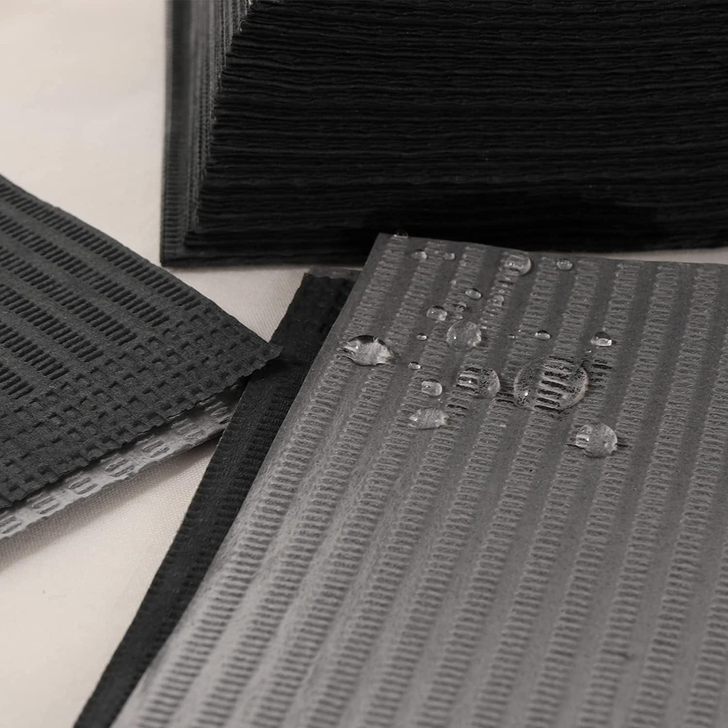 125Pcs Disposable Tattoo Clean Pad Tattoo Table Covers Clean Pad Patient Dental Napkins Beauty Tattoo Accessories Tattoo Bibs (125 Black) - 125 Pink image number 6