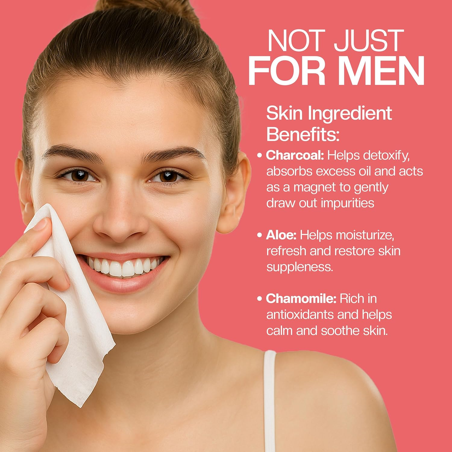 The Nobleman Face + Body Cleansing Wipes: Refreshing - with Aloe & Eucalyptus - 120 TOTAL WIPES (30Ct X 4) - Travel-Friendly, Skin-Nourishing, All-In-One Wipes for Men & Women image number 2