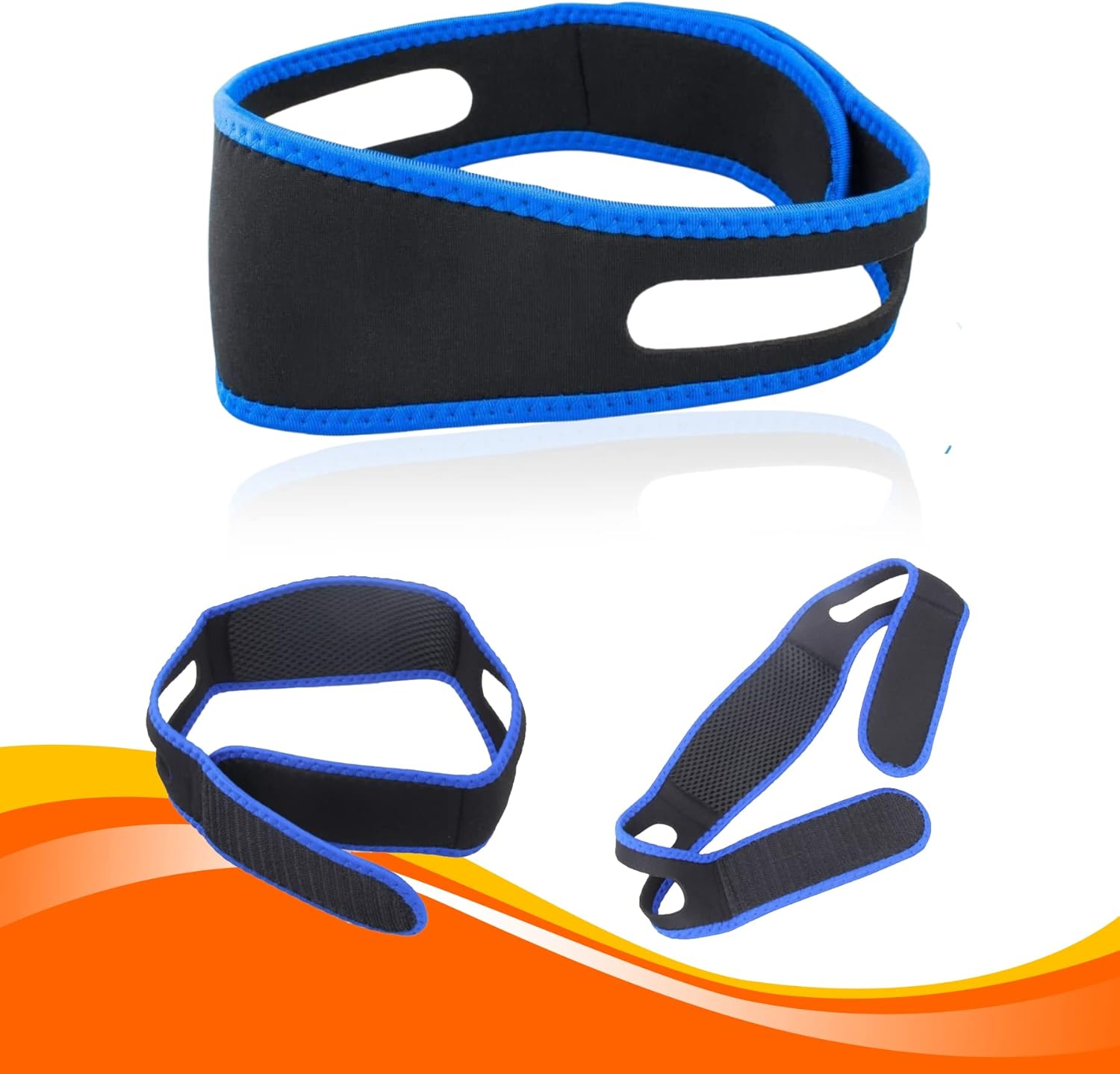 Anti Snoring Chin Strap - Sleeping Aids for Snoring Prevention & Effective Breathing - for Men & Women - by Mobi Lock (BASIC) image number 3