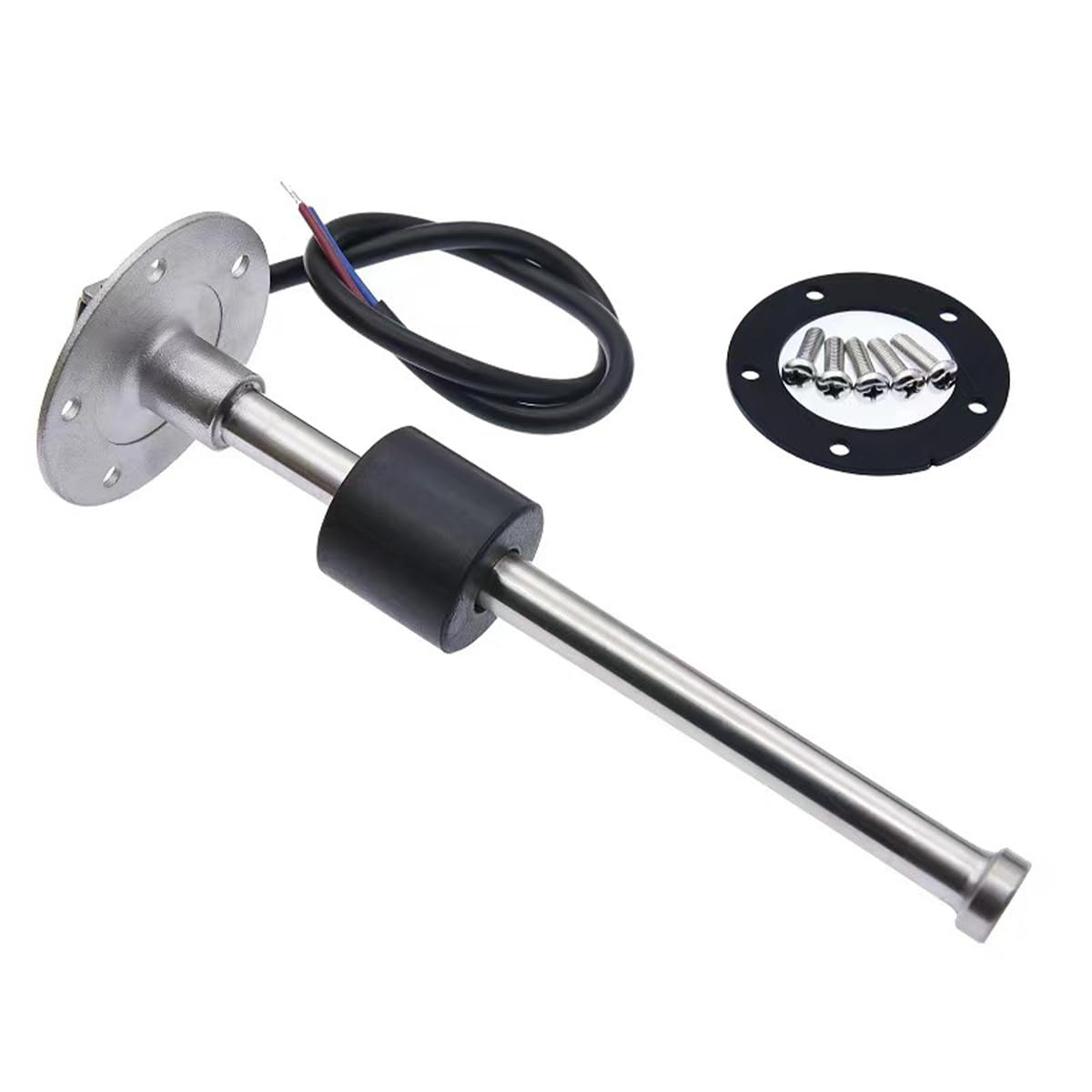 Sarini Fuel Level Sensor,Marine Boat Fuel Sender,Liquid Level Gauge,Liquid Level/Water/Fuel Tank Margin Sensor for Rv/Yacht/Forklift/Vehicle 0-190Ohm image number 2