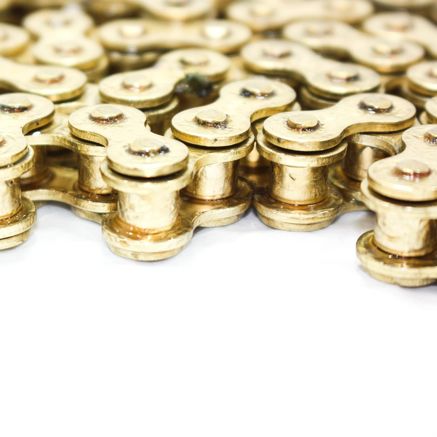 BLYGO GOLD 428 116 Links Drive Chain + Joiner Link 150Cc 250Cc PIT Quad Dirt Bike ATV image number 1