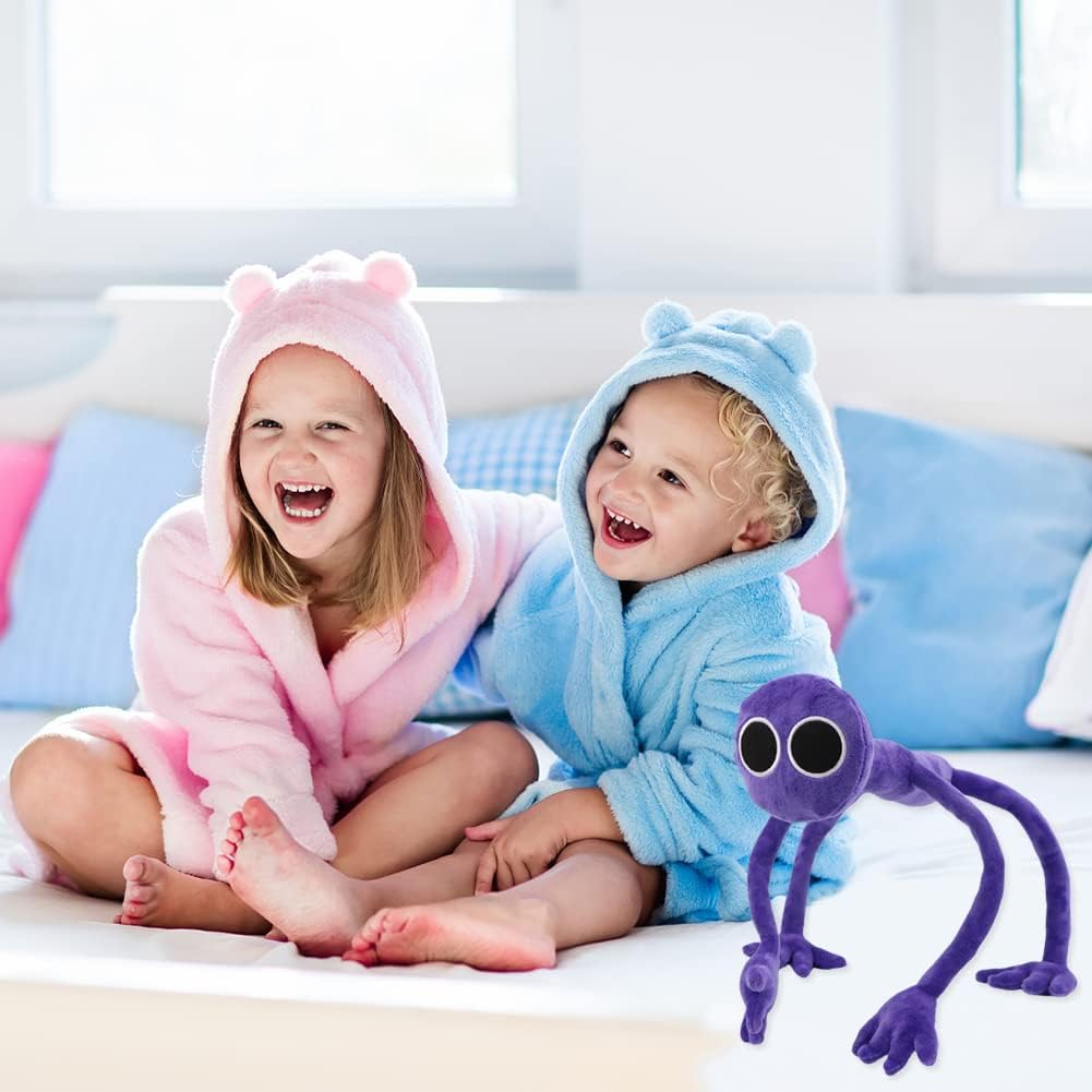 Rainbow Friends Plush Toy Rainbow Friends Plush Cute Plush Doll Gifts for Halloween Thanksgiving Christmas and Game Lovers (Purple) image number 2
