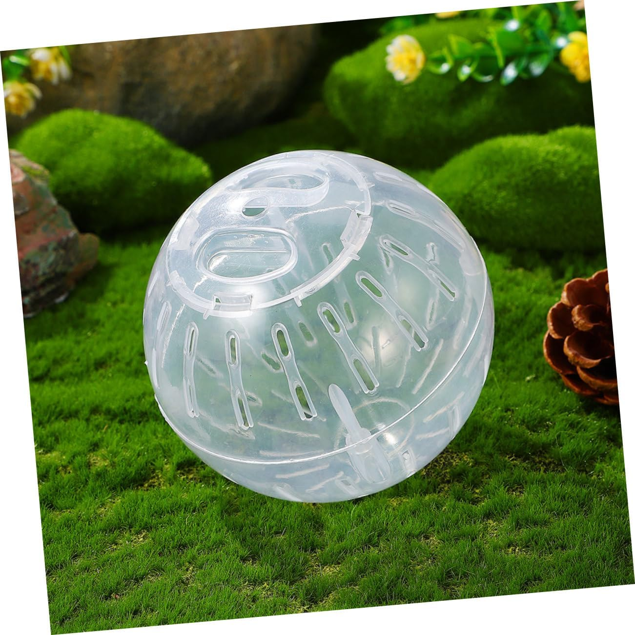 FONDOTIN Reducing Boredom for Your Pet: 2 Pack Lizard Toy Sports for Small Animals Silent Hamster Wheel image number 4