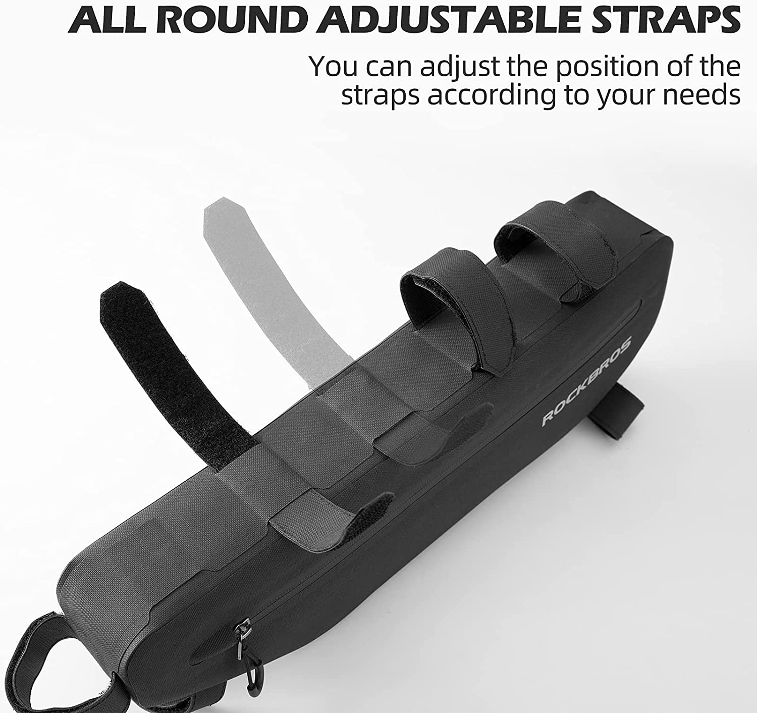 ROCKBROS Bike Frame Bag Water Resistant Bike Triangle Bag Bicycle under Top Tube Bag Corner Pouch Storage Bag for Cycling image number 4