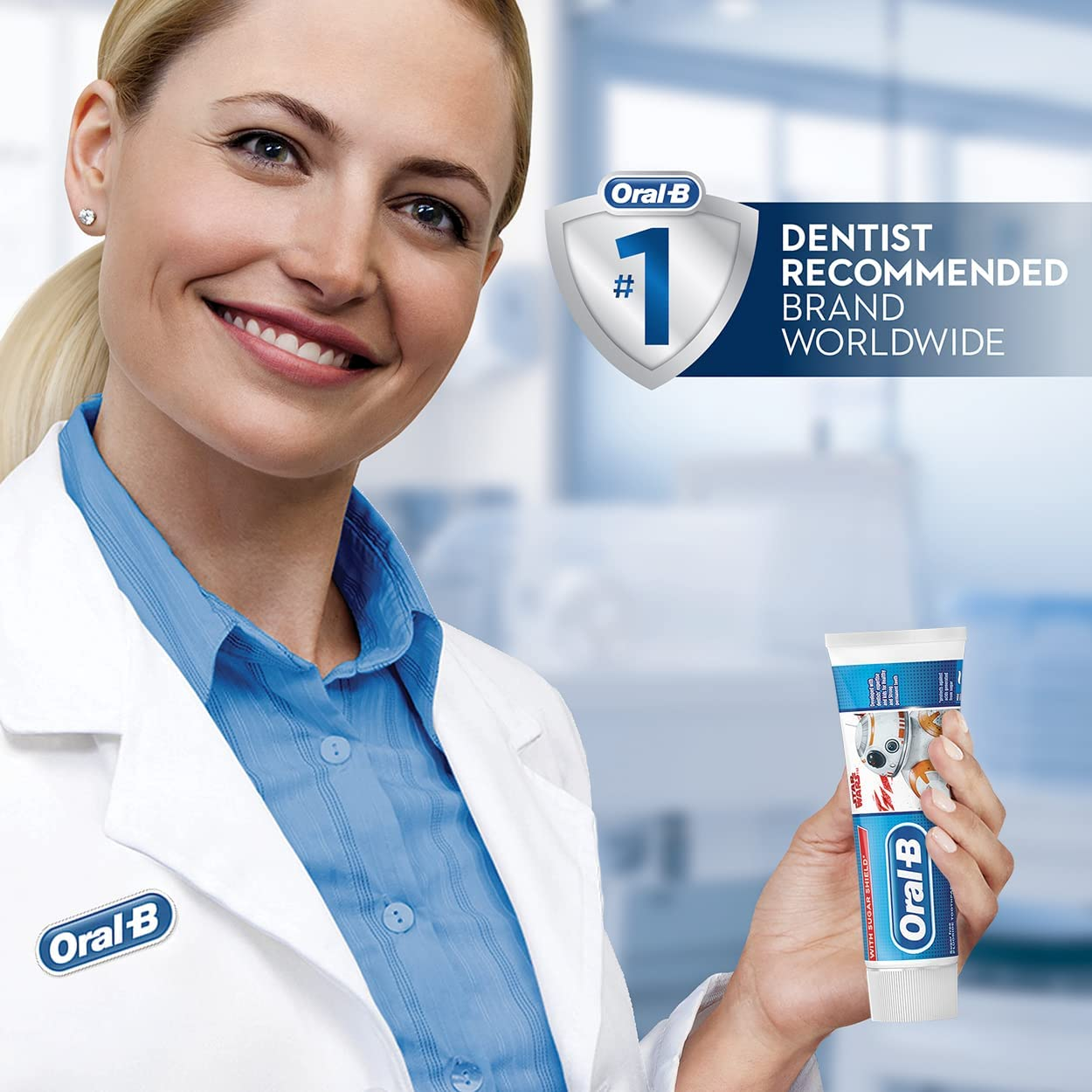 Oral-B Star Wars Junior 6Plus Years Toothpaste Mild Mint, 92G (Pack of 3) image number 2